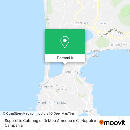 Mappa Superette Catering di Di Meo Amedeo e C.