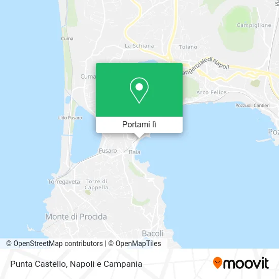 Mappa Punta Castello