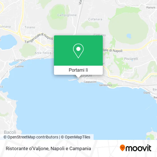 Mappa Ristorante o'Valjone