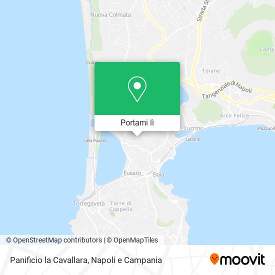 Mappa Panificio la Cavallara