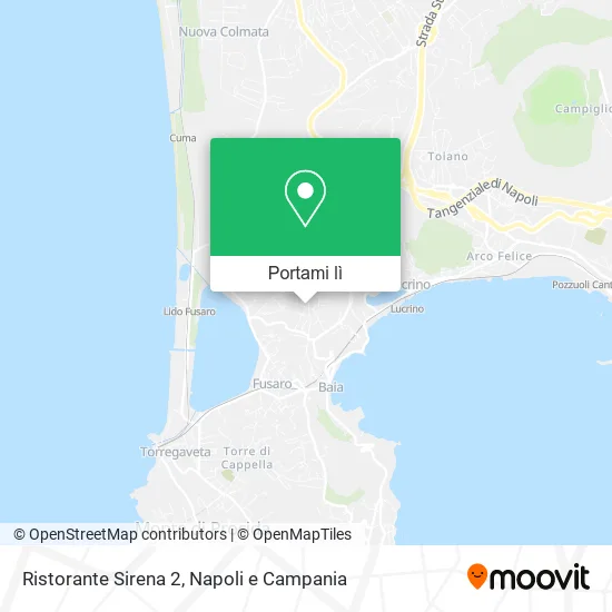 Mappa Ristorante Sirena 2