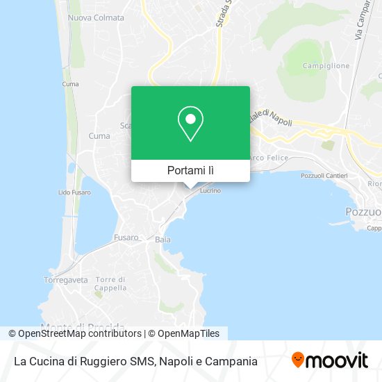 Mappa La Cucina di Ruggiero SMS
