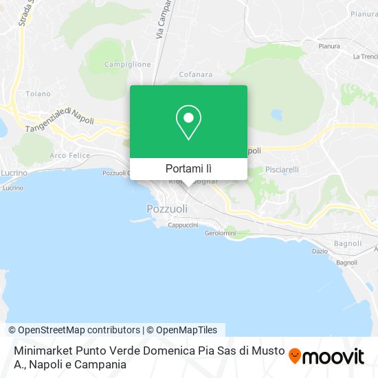 Mappa Minimarket Punto Verde Domenica Pia Sas di Musto A.