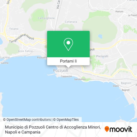 Mappa Municipio di Pozzuoli Centro di Accoglienza Minori