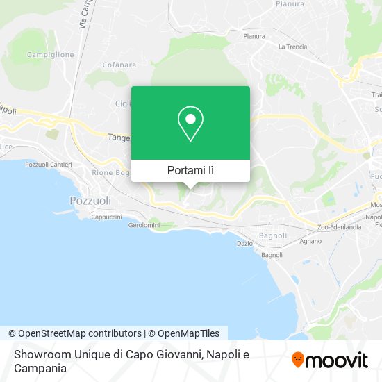 Mappa Showroom Unique di Capo Giovanni