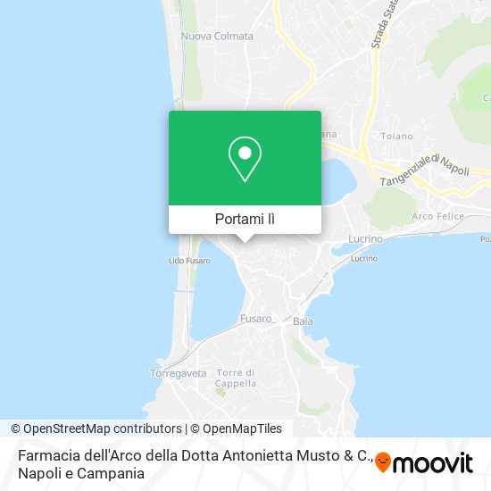 Mappa Farmacia dell'Arco della Dotta Antonietta Musto & C.