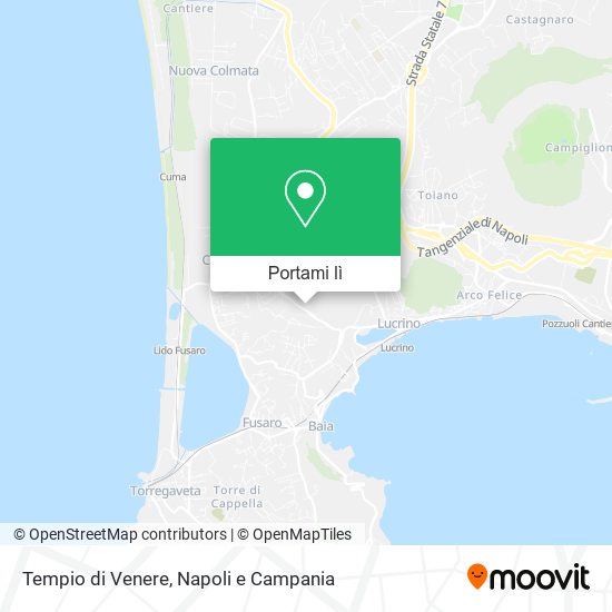 Mappa Tempio di Venere