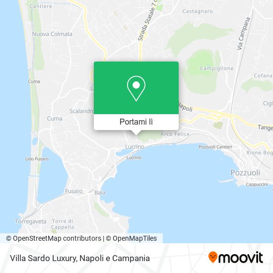 Mappa Villa Sardo Luxury