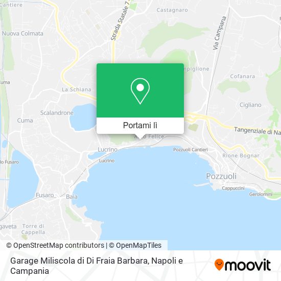 Mappa Garage Miliscola di Di Fraia Barbara