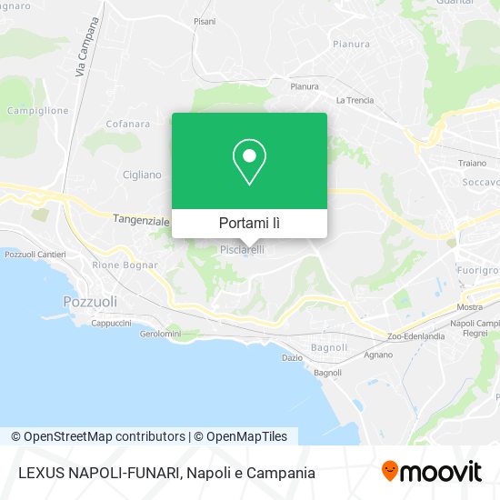 Mappa LEXUS NAPOLI-FUNARI
