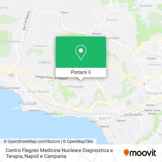 Mappa Centro Flegreo Medicina Nucleare Diagnostica e Terapia