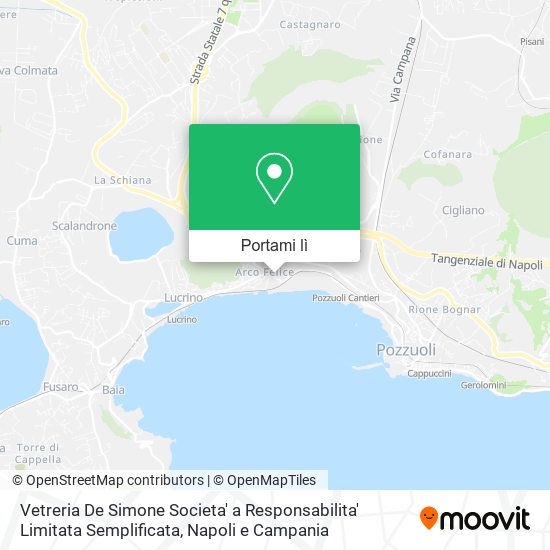 Mappa Vetreria De Simone Societa' a Responsabilita' Limitata Semplificata