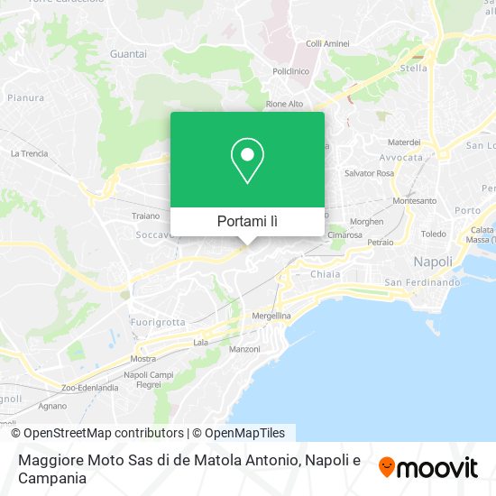 Mappa Maggiore Moto Sas di de Matola Antonio