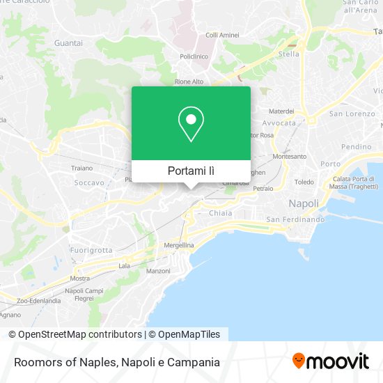 Mappa Roomors of Naples