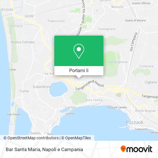 Mappa Bar Santa Maria