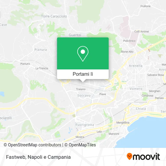 Mappa Fastweb