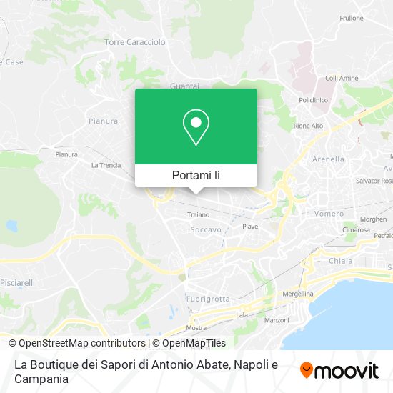 Mappa La Boutique dei Sapori di Antonio Abate