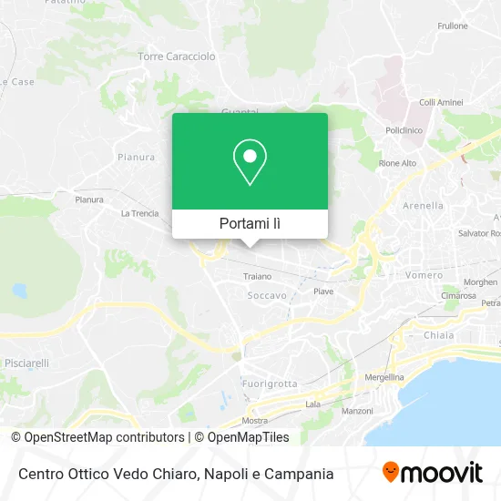 Mappa Centro Ottico Vedo Chiaro