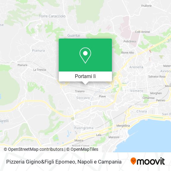 Mappa Pizzeria Gigino&Figli Epomeo