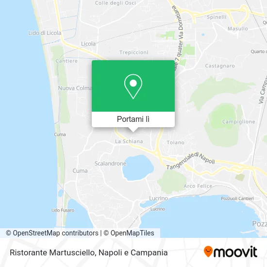 Mappa Ristorante Martusciello
