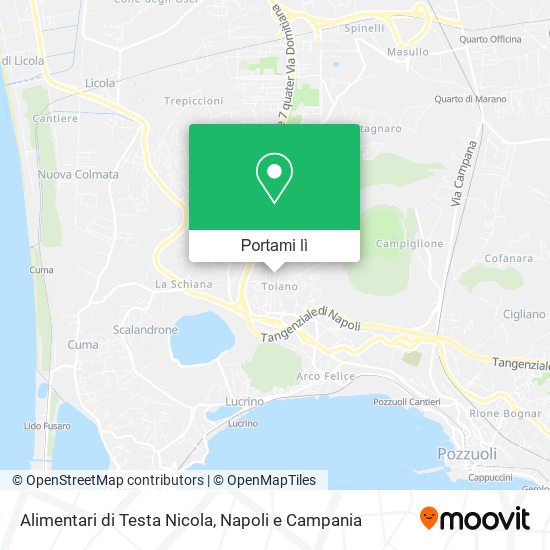 Mappa Alimentari di Testa Nicola