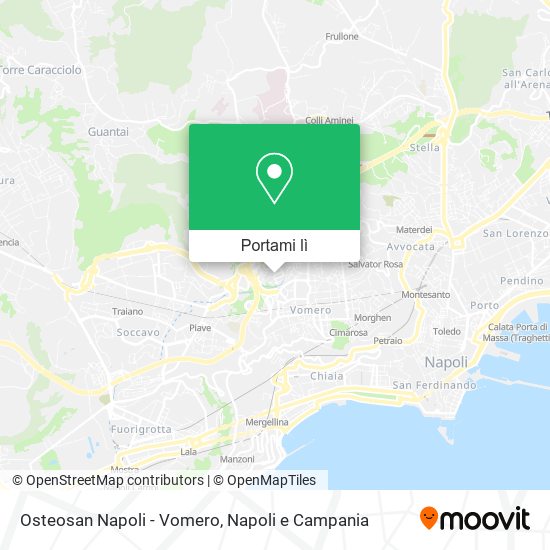 Mappa Osteosan Napoli - Vomero