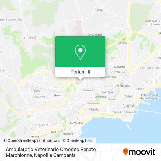 Mappa Ambulatorio Veterinario Omodeo Renato Marchionne