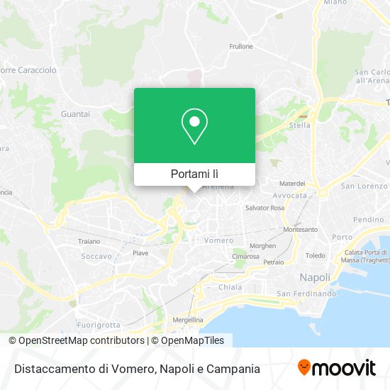 Mappa Distaccamento di Vomero
