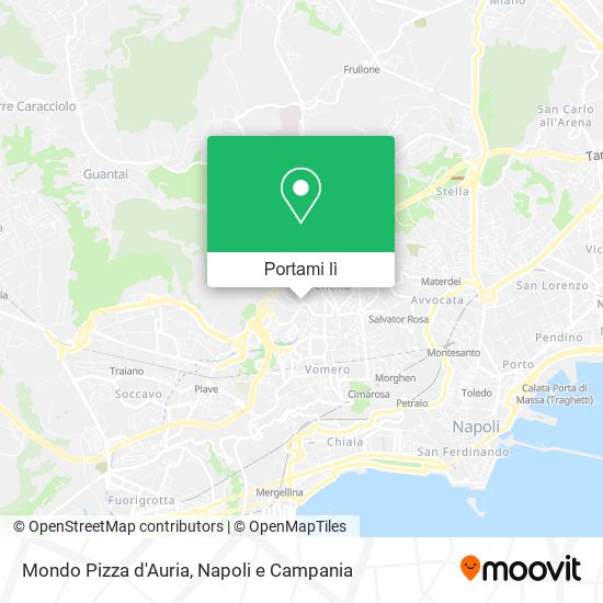 Mappa Mondo Pizza d'Auria