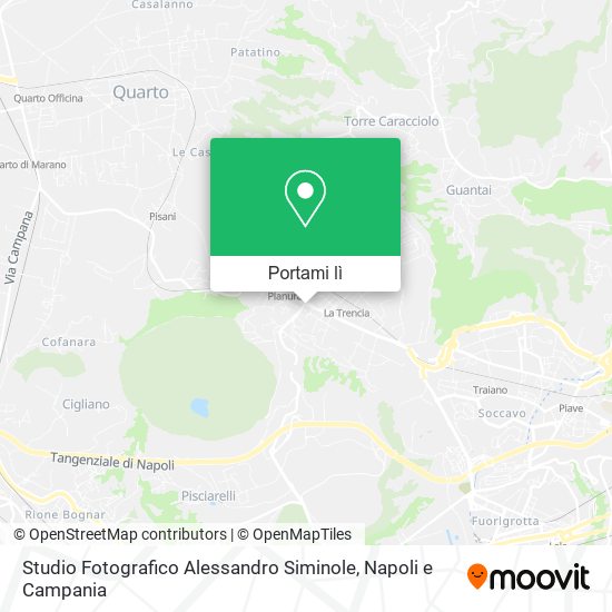 Mappa Studio Fotografico Alessandro Siminole