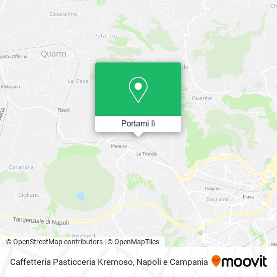 Mappa Caffetteria Pasticceria Kremoso