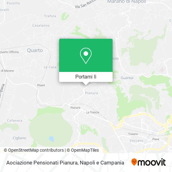 Mappa Aociazione Pensionati Pianura