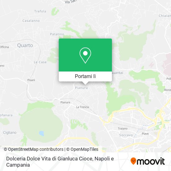 Mappa Dolceria Dolce Vita di Gianluca Cioce