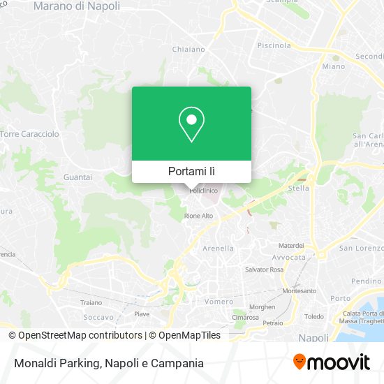 Mappa Monaldi Parking