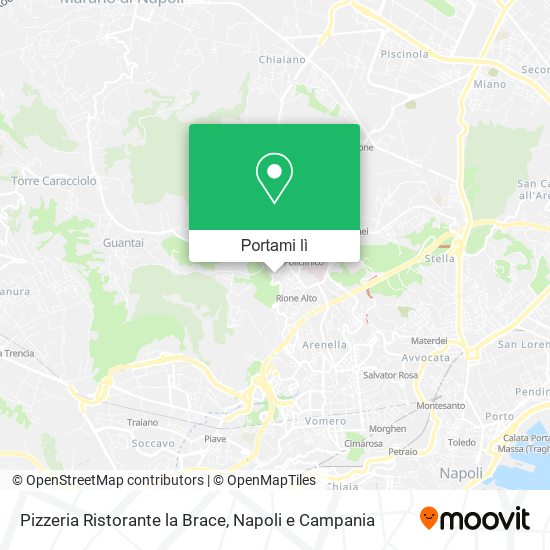 Mappa Pizzeria Ristorante la Brace