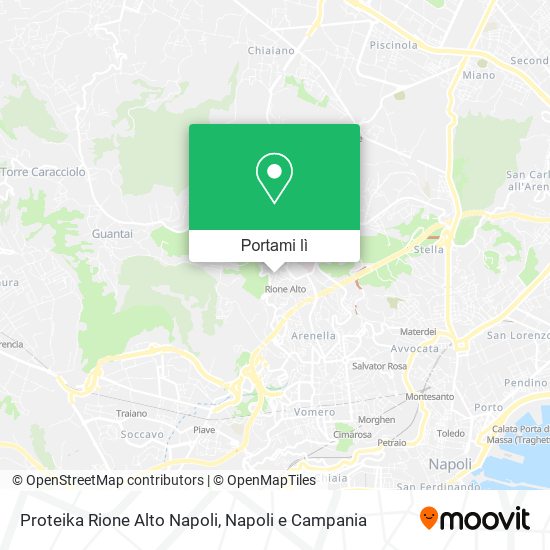 Mappa Proteika Rione Alto Napoli
