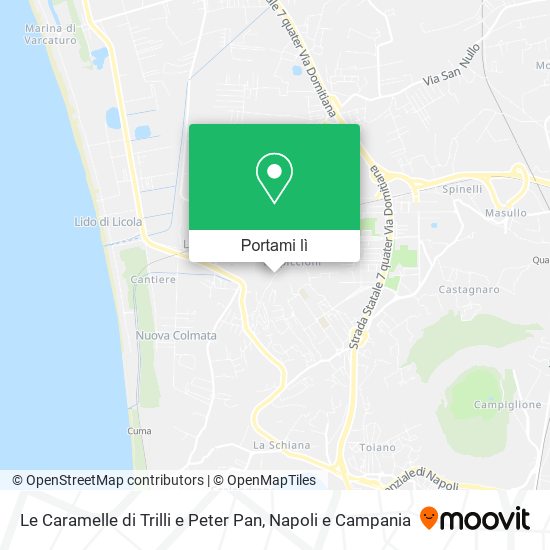 Mappa Le Caramelle di Trilli e Peter Pan
