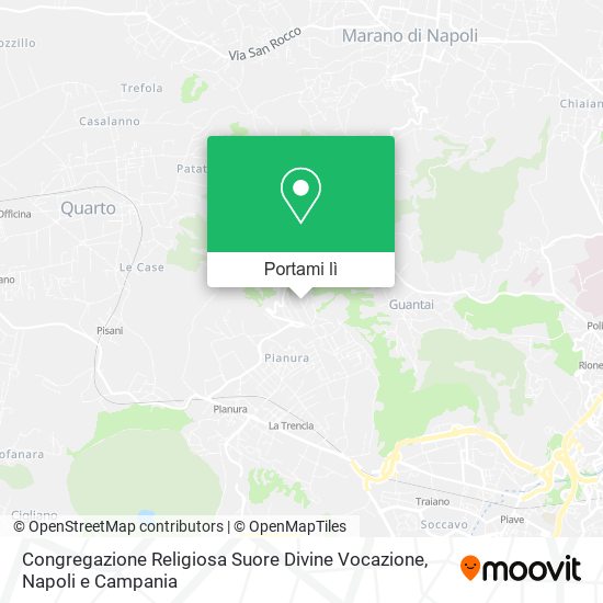 Mappa Congregazione Religiosa Suore Divine Vocazione