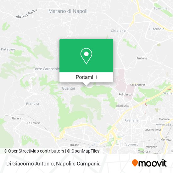 Mappa Di Giacomo Antonio