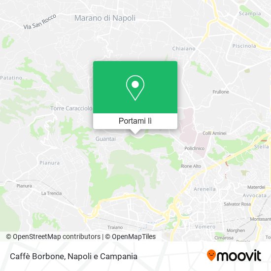 Mappa Caffè Borbone