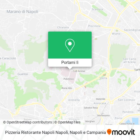 Mappa Pizzeria Ristorante Napoli Napoli