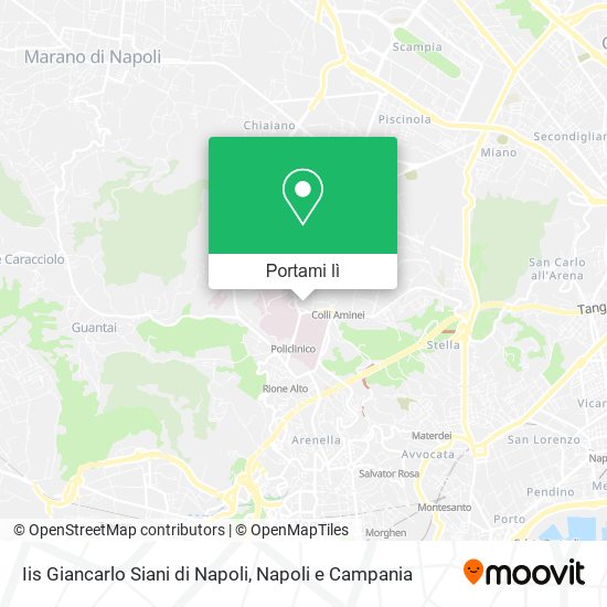 Mappa Iis Giancarlo Siani di Napoli