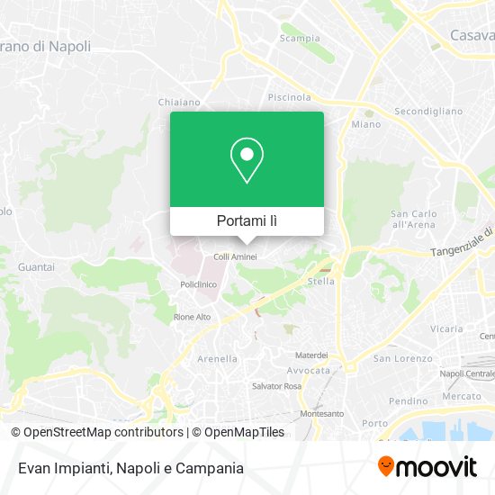 Mappa Evan Impianti