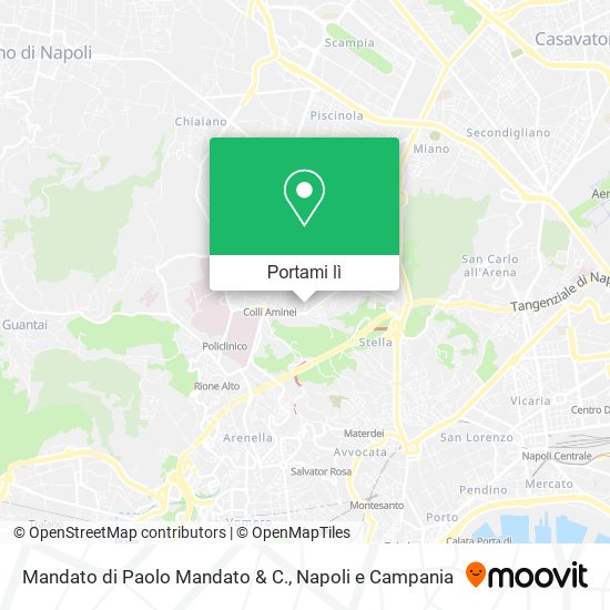 Mappa Mandato di Paolo Mandato & C.