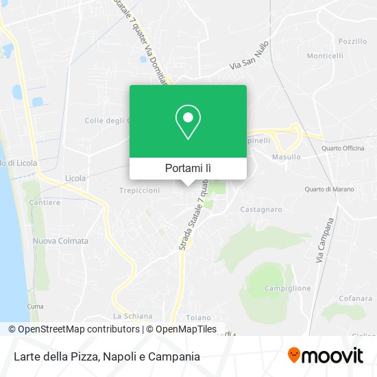 Mappa Larte della Pizza