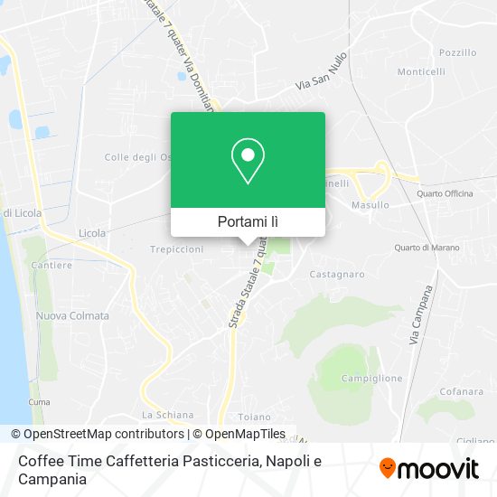 Mappa Coffee Time Caffetteria Pasticceria