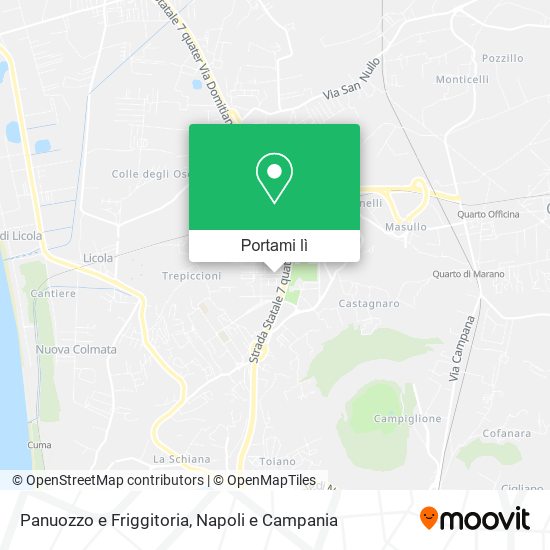 Mappa Panuozzo e Friggitoria