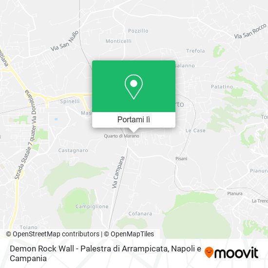 Mappa Demon Rock Wall - Palestra di Arrampicata