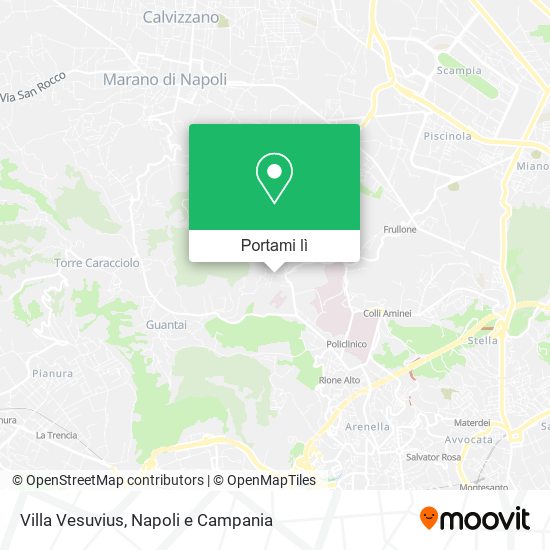 Mappa Villa Vesuvius