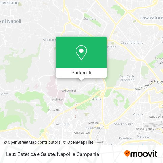 Mappa Leux Estetica e Salute